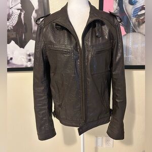 ZARA faux leather jacket